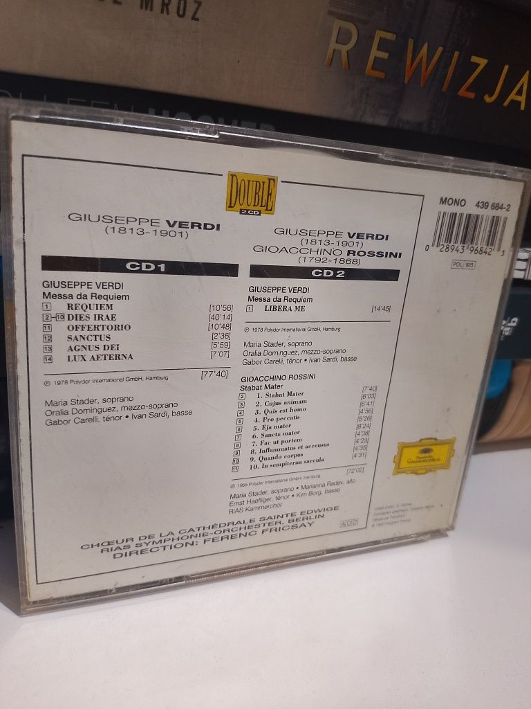 Verdi Rossini Double 2CD uszkodzone opakowanie