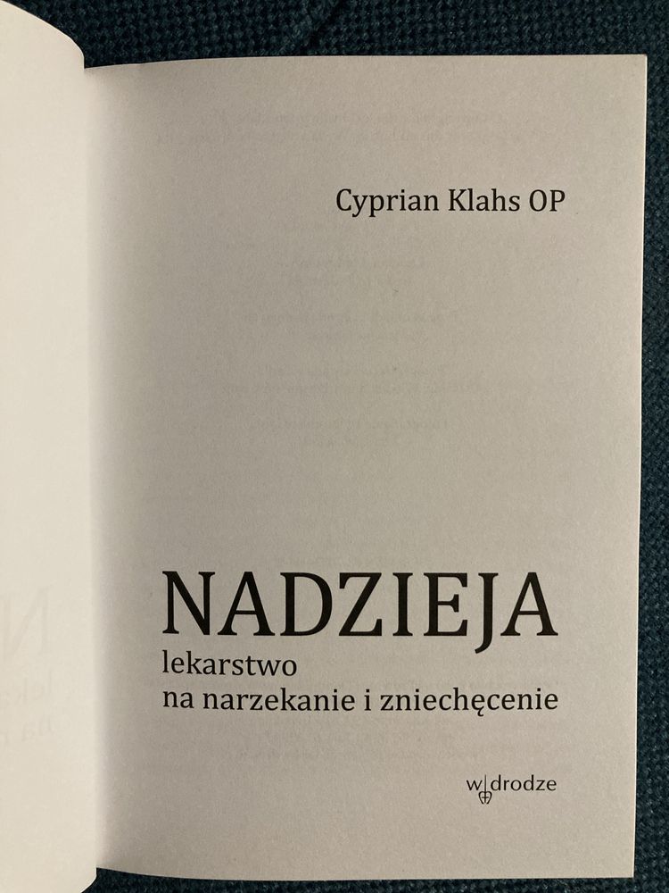 Nadzieja Cyprian Klahs OP Domiminikanie