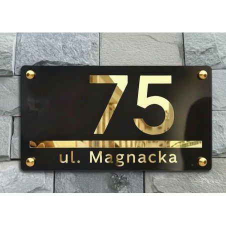 Tablica z numerem domu Premium