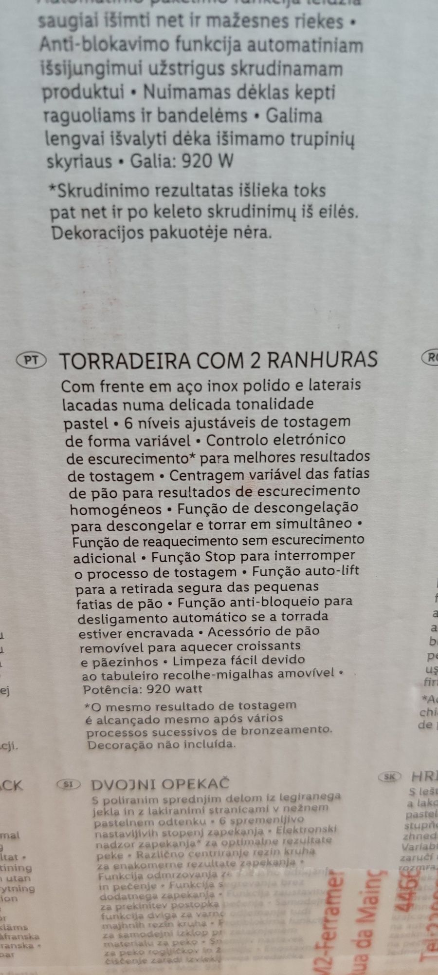 Torradeira Silvercrest 920w