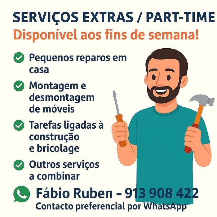 Serviços extras  Ourém e arredores!!