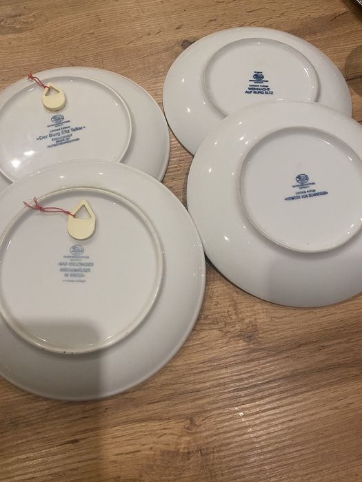 Porcelanowe talerze zimowe Hutschenreuther