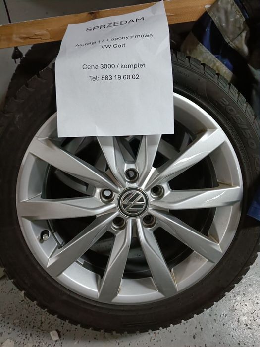 Alufelgi VW 17 cali zimowe koła