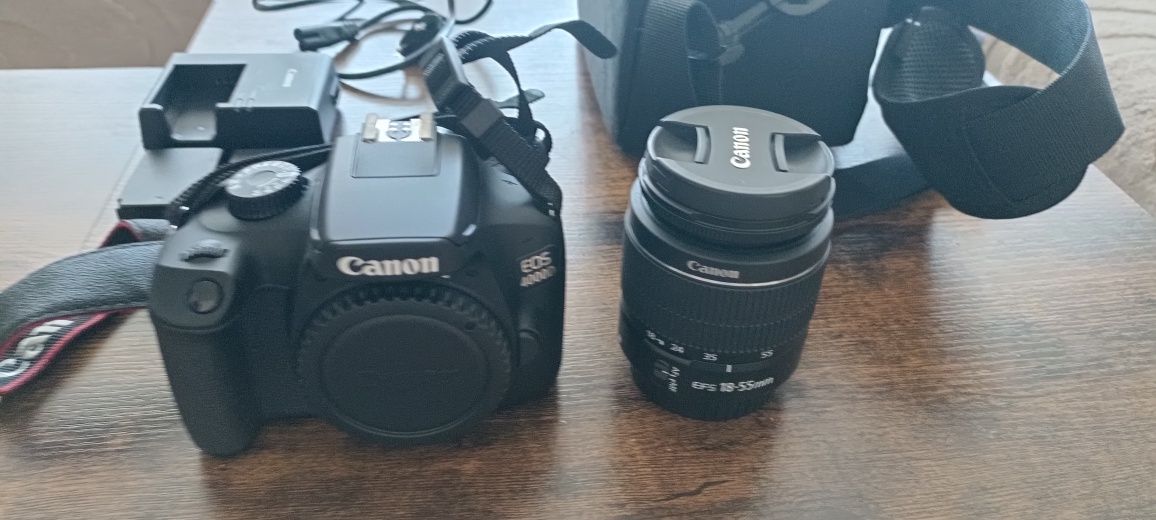 Canon EOS 4000 D lustrzanka stan idealny zestaw