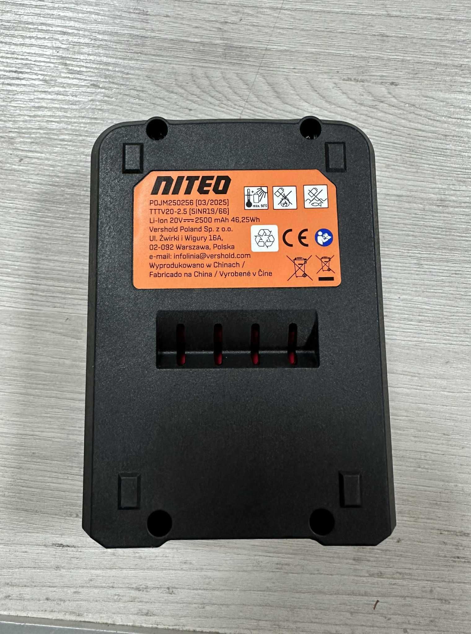 Akumulator Li-Ion Niteo Tools 20 V 2,5 Ah