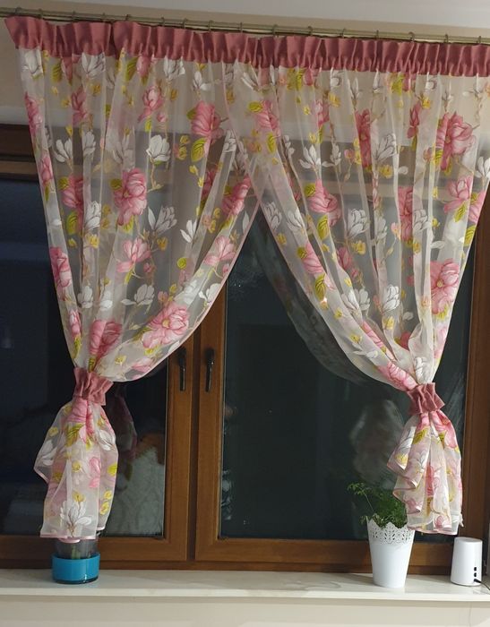 Firana gotowa prześliczna kolorowa