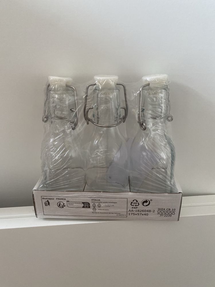 Butelki z kapslem, Korken Ikea, nowe