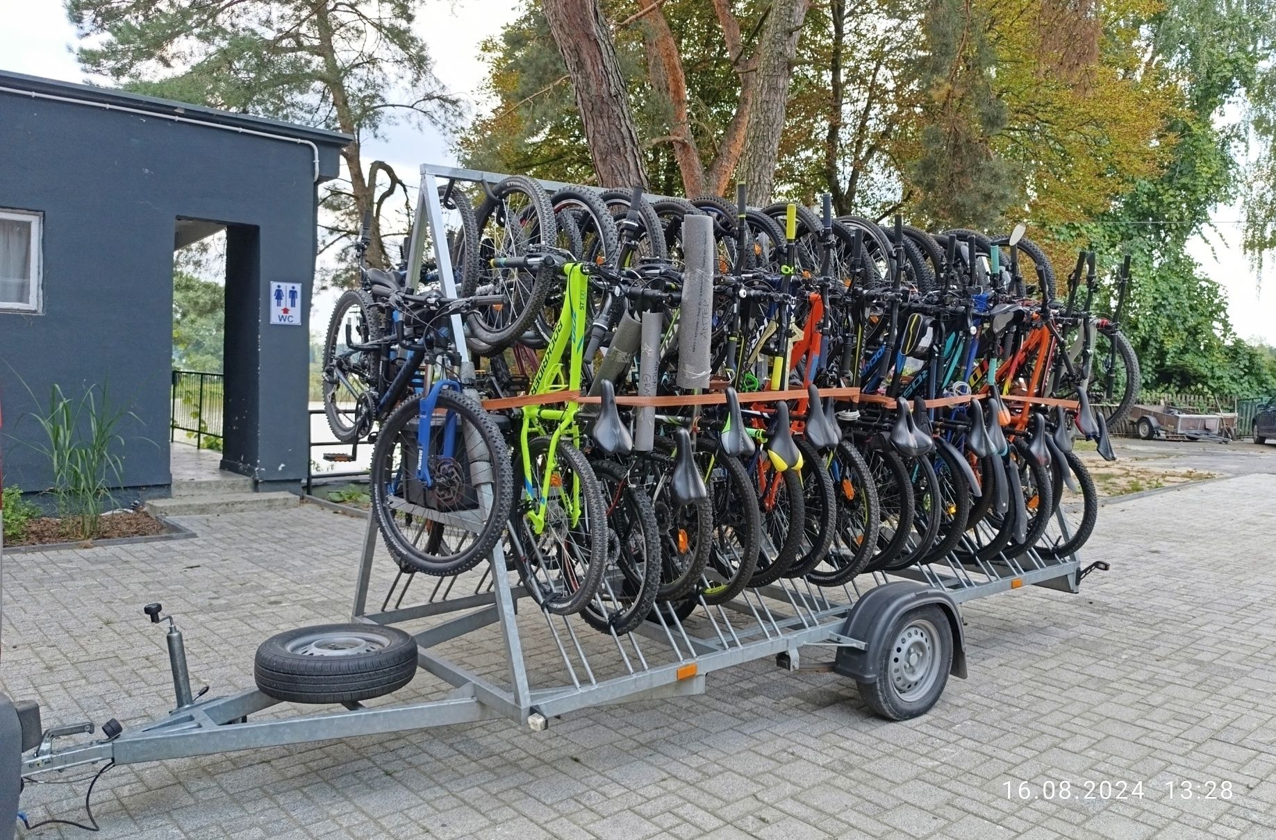 Przyczepka 32 rowery wynajem lub transport