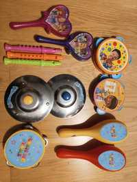 Instrumenty dziecięce, nauszniki, crocsy