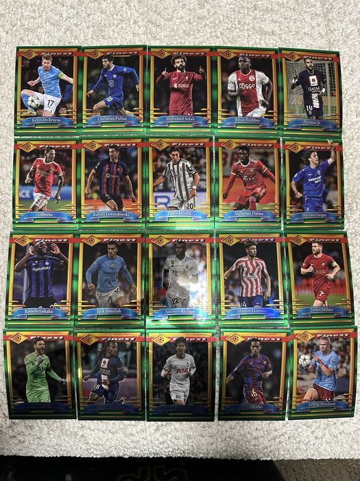 Cartas 2022-23 Topps Finest Flashbacks UEFA Club Competitions