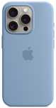Plecki Apple do Apple iPhone 15 Pro Silicone Case MagSafe niebieski