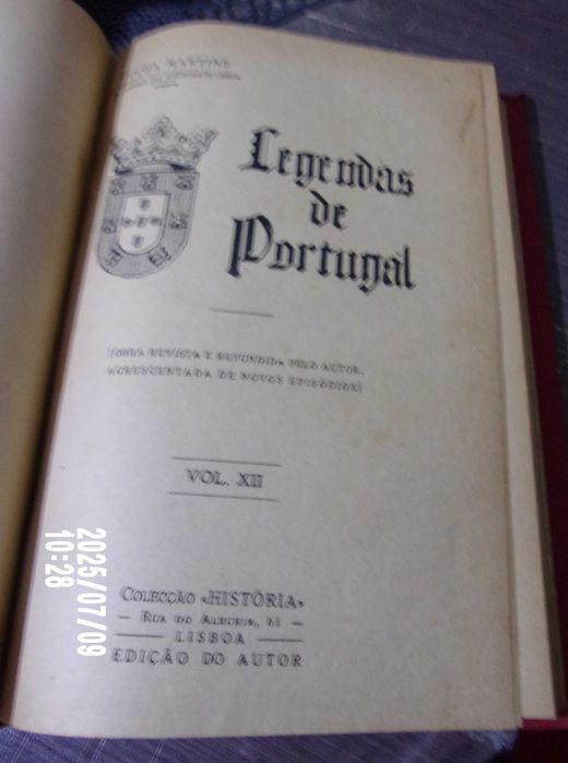 Legendas de Portugal de Rocha Martins