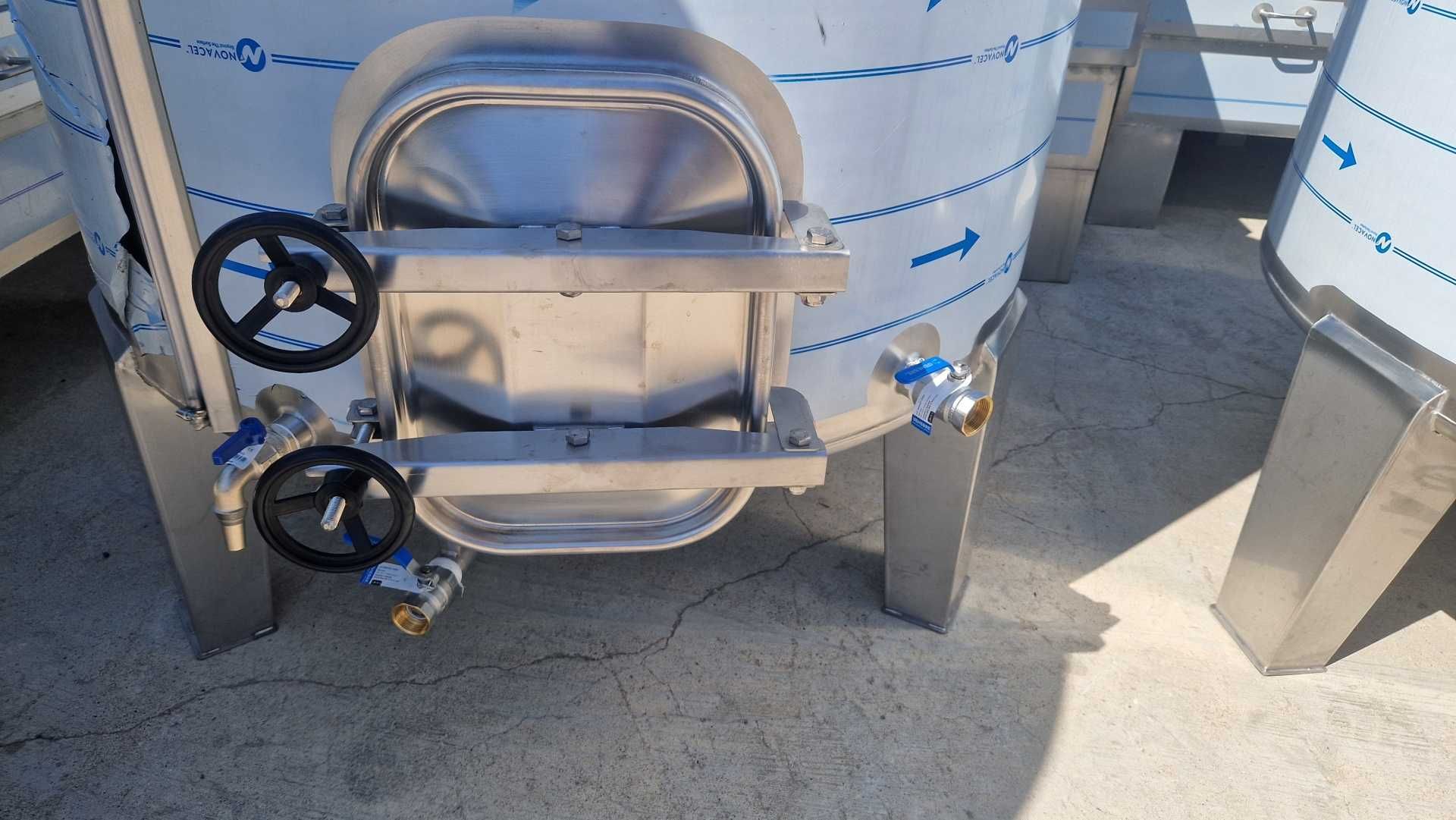 Cuba Inox Fermentação Vinho 2000 Litros 2 Portas