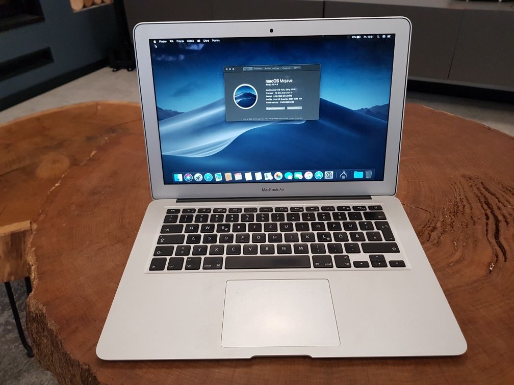 MacBook Air 13 (Early 2015) Intel Core i5 8gb RAM dysk 128 gb  ssd