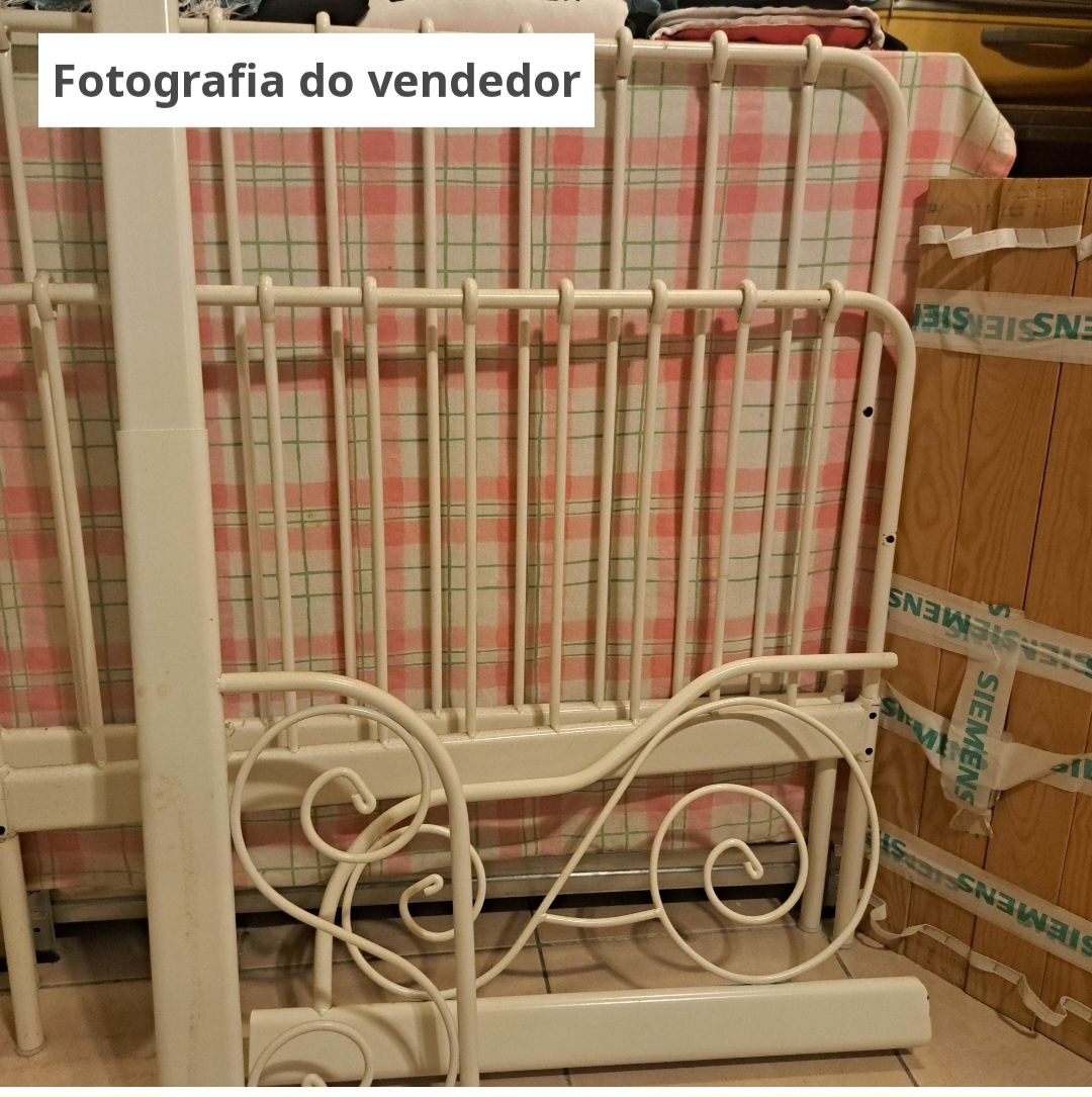 Cama Criança extensivel com colchão de 3 partes, 130/ 165/ 200.