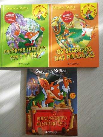 Geronimo Stilton Lotz 3 livros