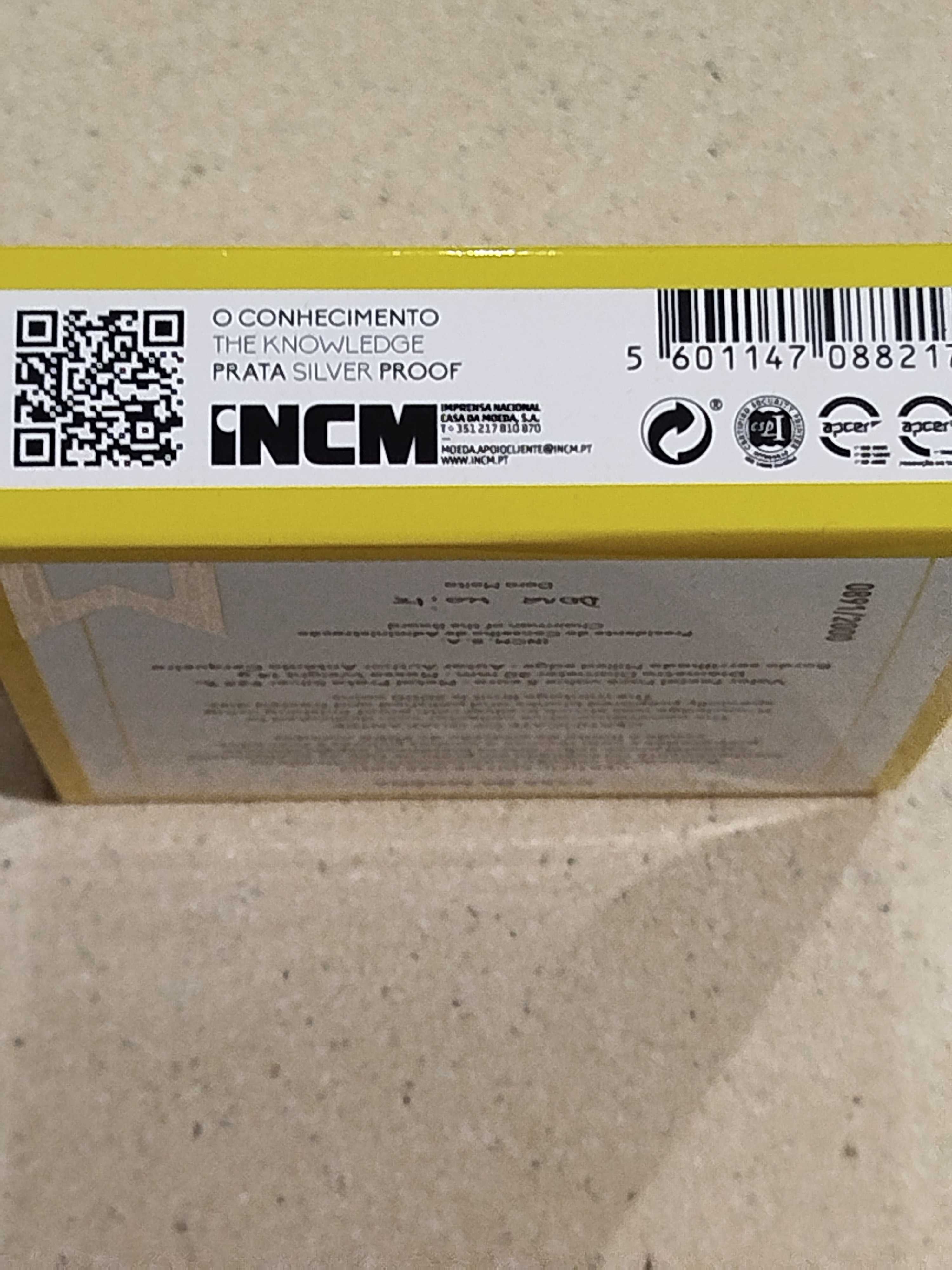 Moeda Comemorativa “O Conhecimento” – Prata Proof (Edição Limitada)