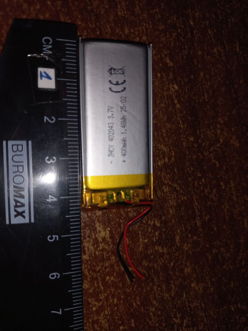 Акумулятор міні 3,7 В 400 mAh нові