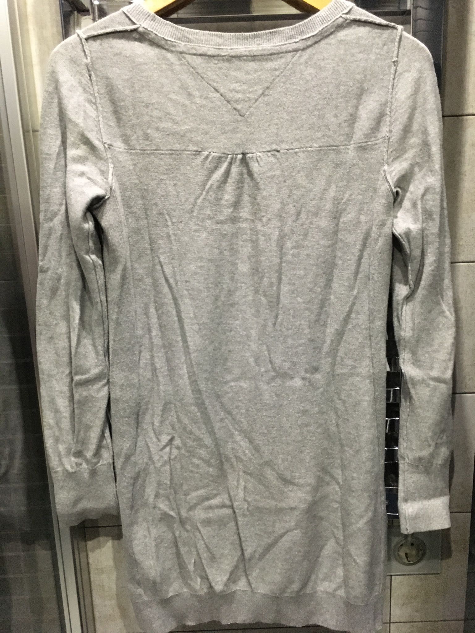 Vestido malha Tommy Hilfiger cinza (S) [ULTIMO PREÇO]