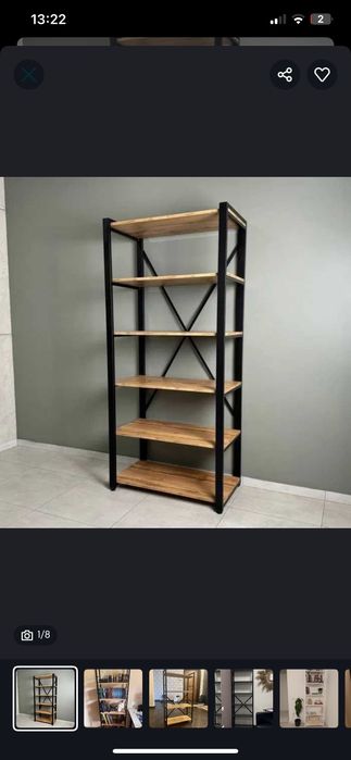 Стелаж Лофт | Сучасний дизайн, надійний, міцний