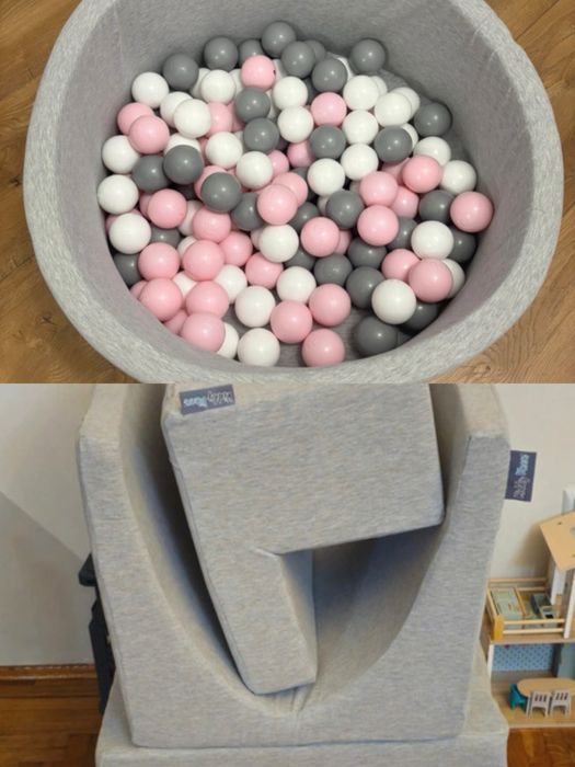 Piankowy plac+ basen z kulkami Kiddymoon