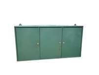 Szafka narzędziowa metalowa perforowana 120x60x20 cm – zamykana