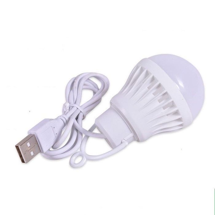 Світлодіодна USB LED лампа 3W 5W та 7 W білий холодний
