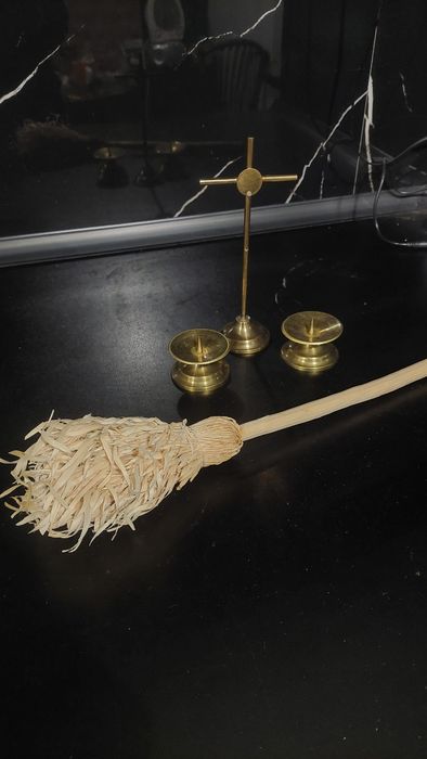 Zestaw kolędowy, mosiądz