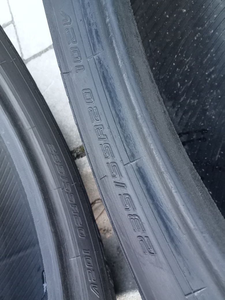 4x Opony Używane Letnie 235/55R20 Dunlop