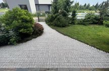 Миття бруківки, тротуарної плитки