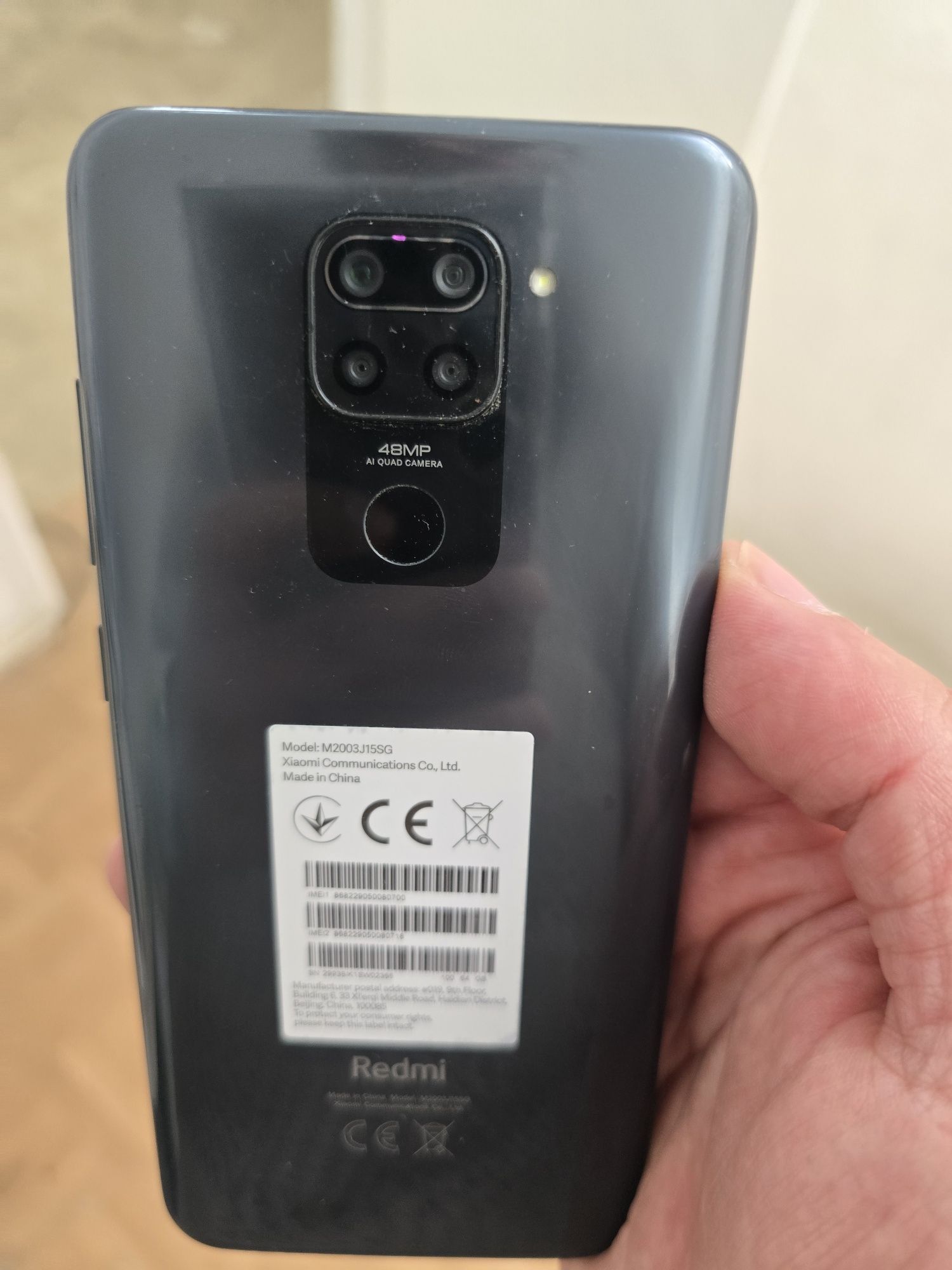 Redmi Note 9 onix black