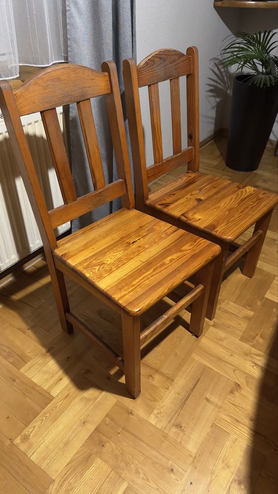 Stół drewniany + 6 krzesel