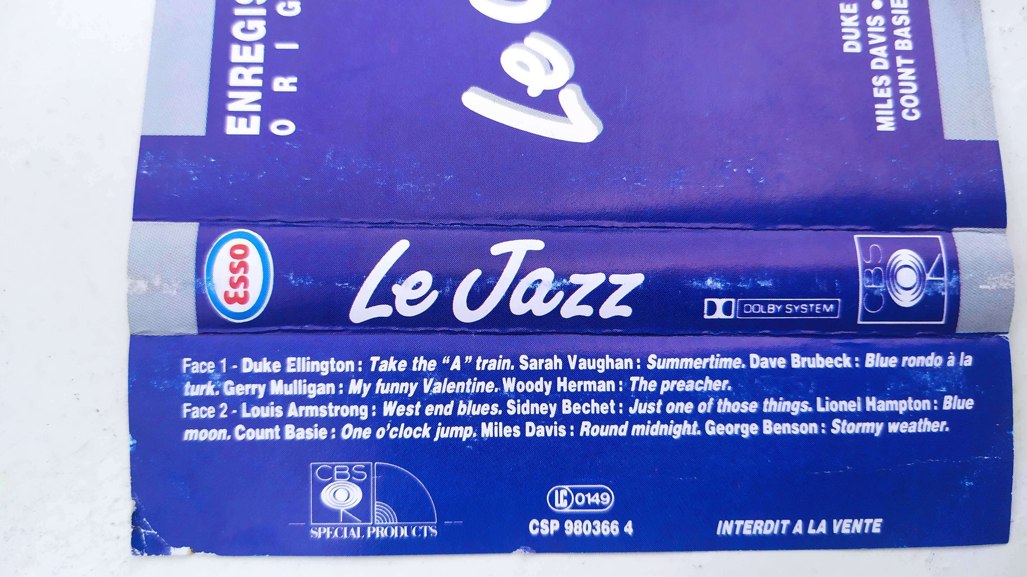 Le Jazz Enregistrements Originaux Ellington Davis Basie kaseta MC