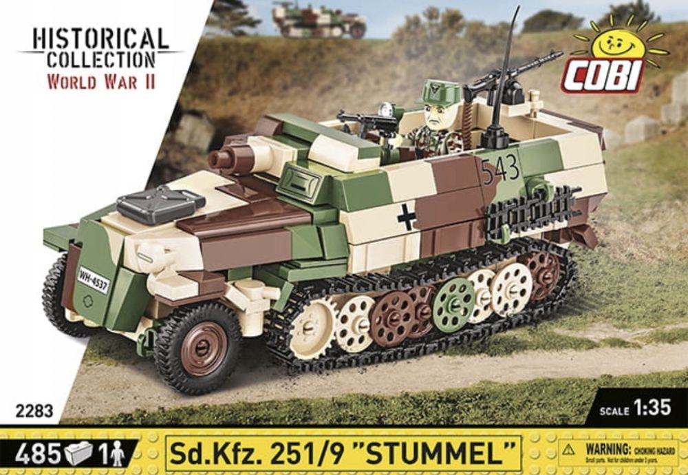 Klocki cobi 2283 SD.KFZ. 251/9 STUMMEL TRANSPORTER