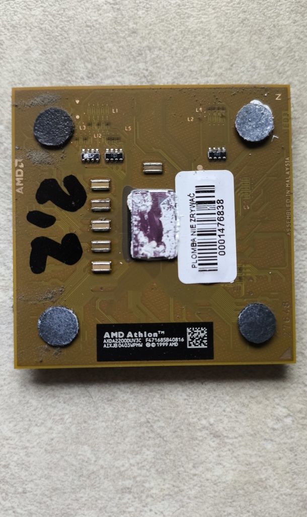Komputer PC na części, płyta ASUS, Athlon 2,2