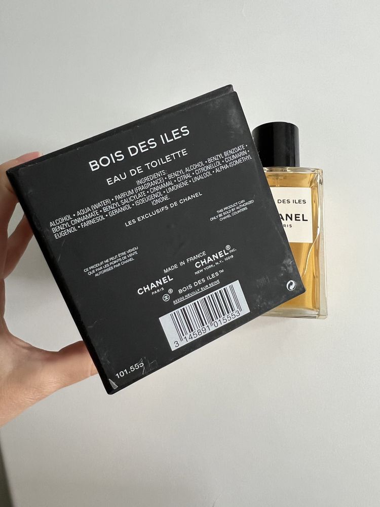 Туалетна вода Chanel Les excusifs Bois des Iles оригінал