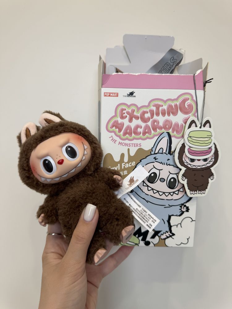 СЕКРЕТНИЙ ОРИГІНАЛ Лабубу Макарон 1 серія Macaron Chestnut Cocoa ТОРГ