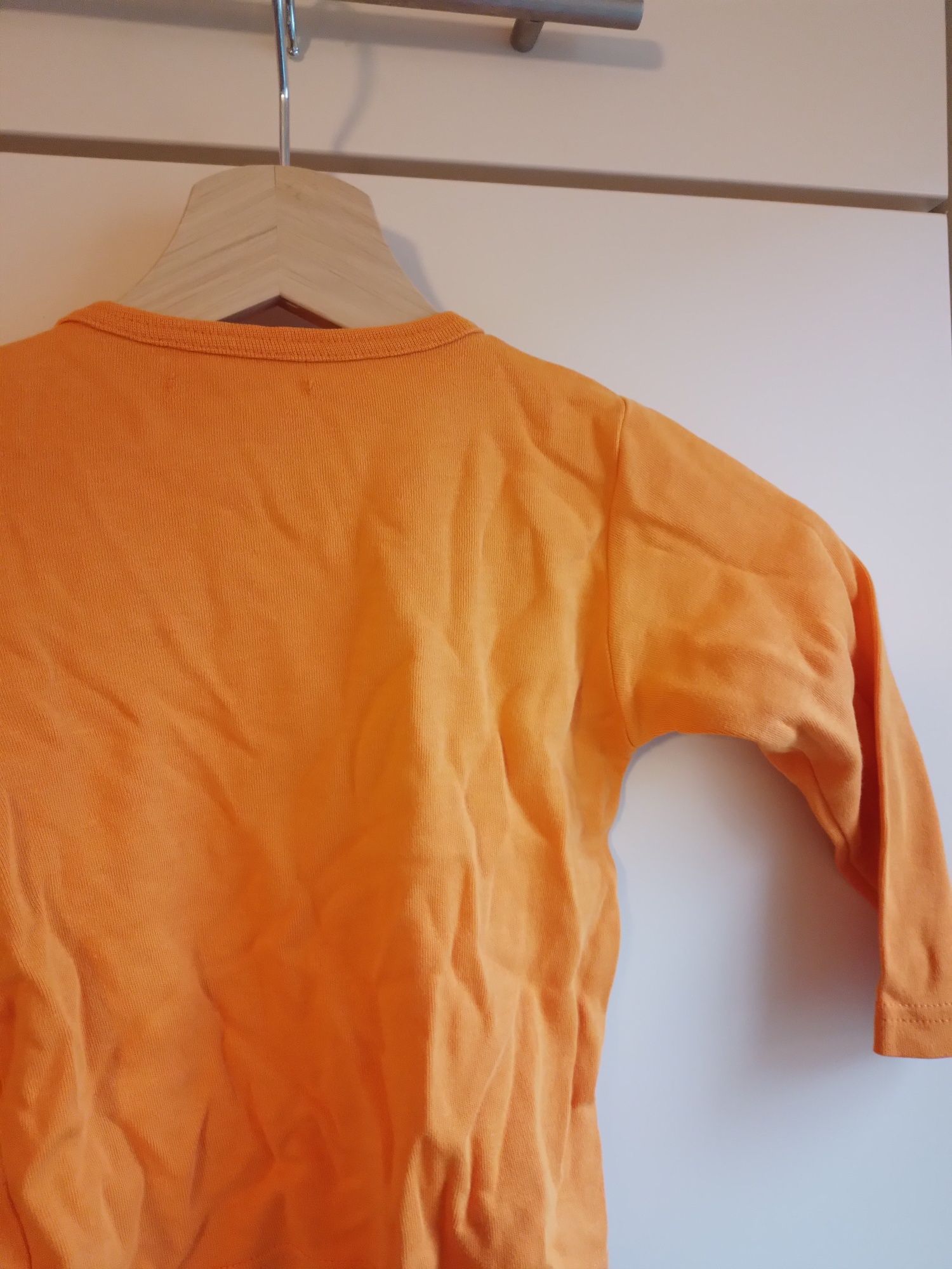 Pomarańczowa bluzka rozmiar 80