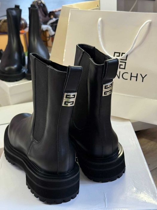 ботинки Живанши, челси Givenchy, чоботи у стилі givenchy шкіра