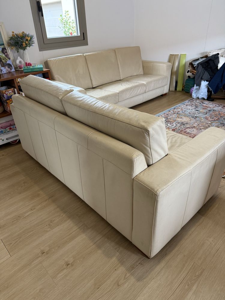 Conjunto sofas bege