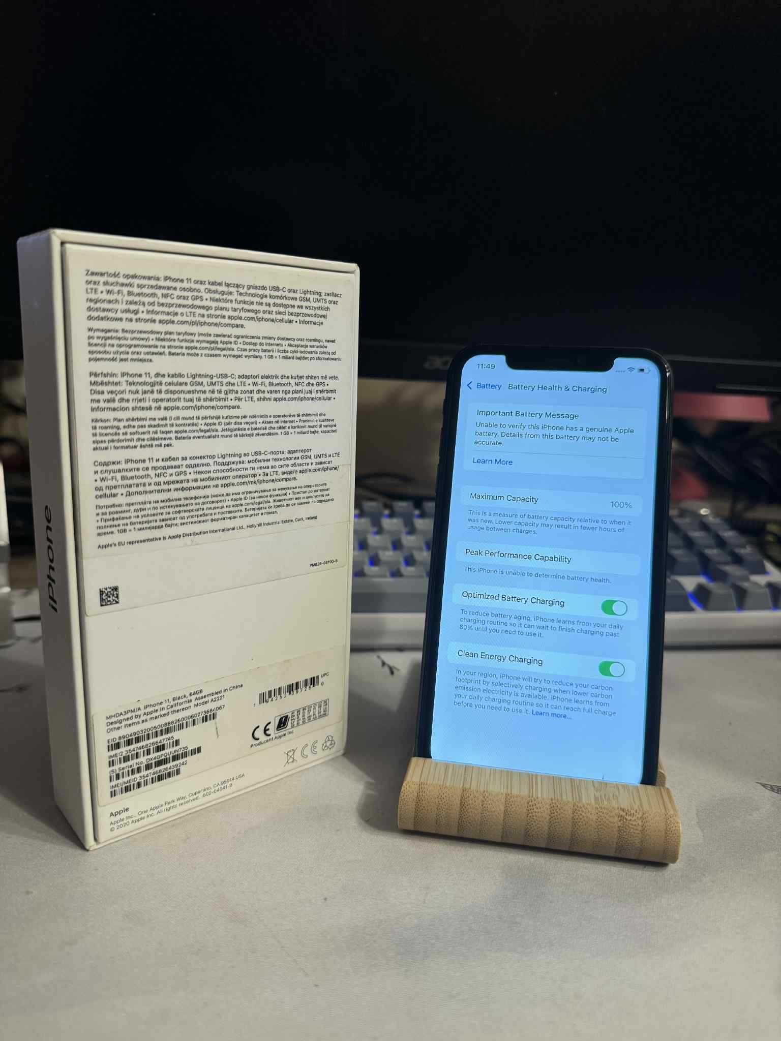 iPhone 11 Black 100% bateria ! ! !