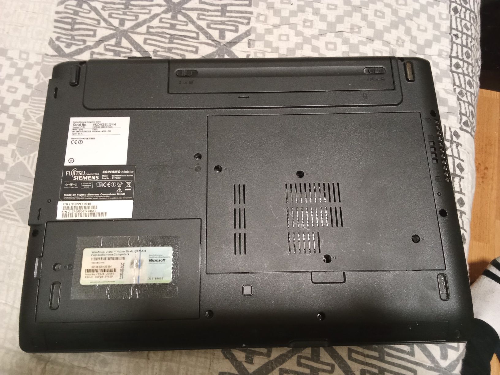 Laptop Fujitsu Siemens 15"