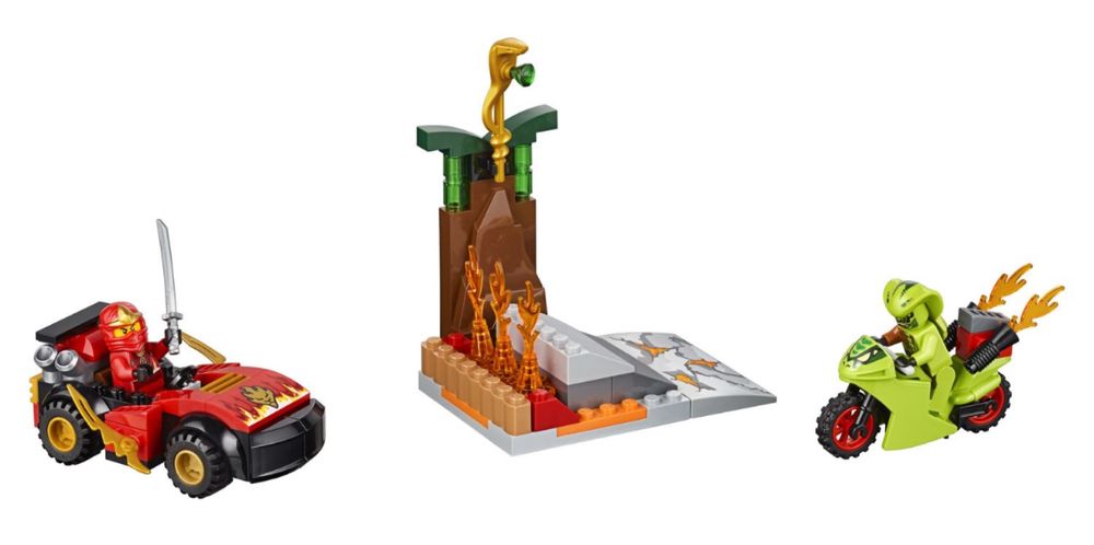 LEGO Juniors 10722, Starcie z wężem