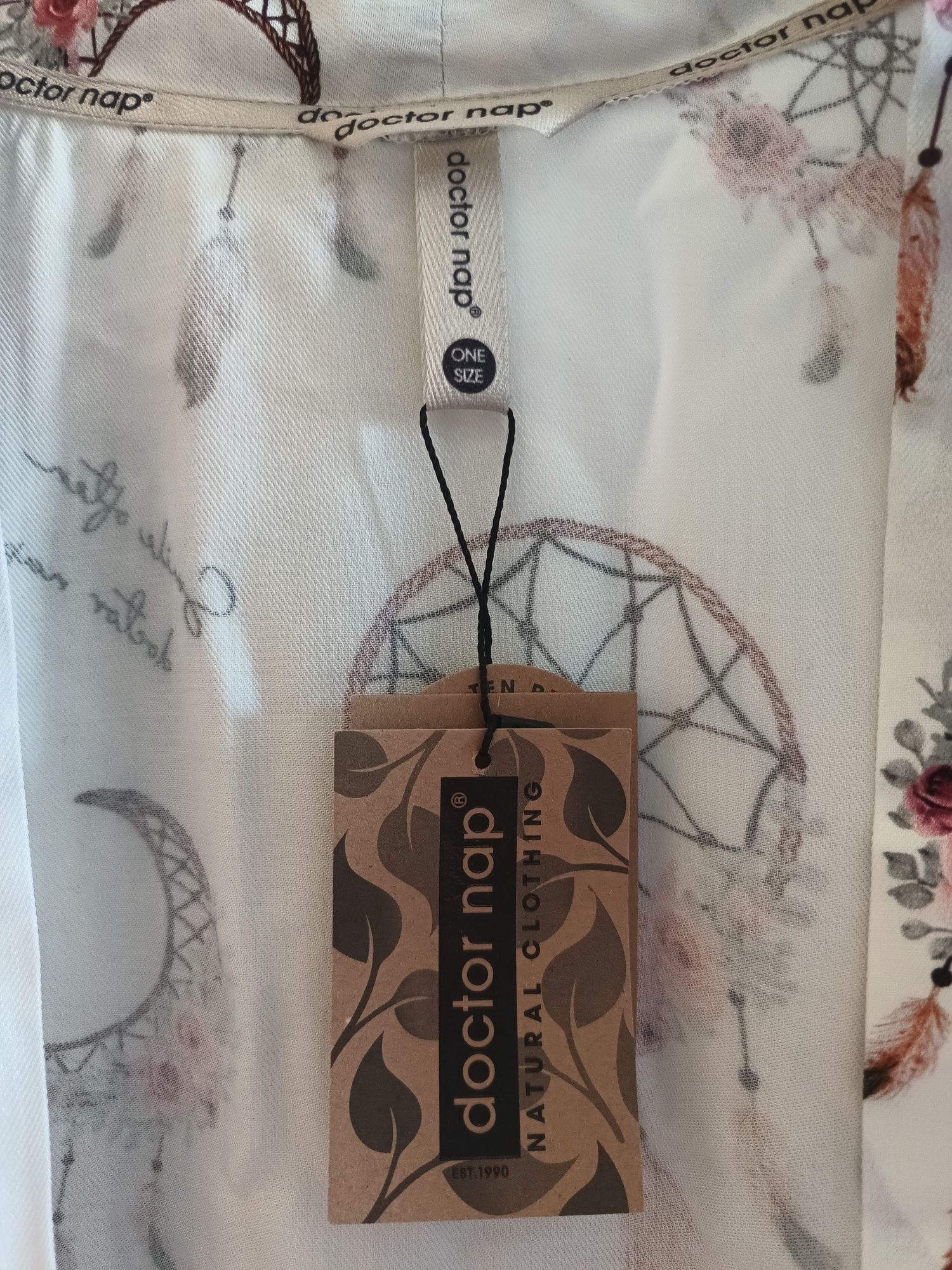 NOWY szlafrok kimono Doctor Nap bambusowy one size