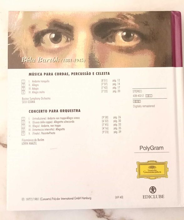 Bartók - A Grande Música - Deutsche Grammophon CD