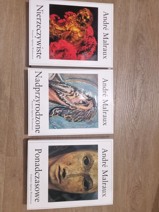 Kolekcjonerski zestaw André Malraux – 3 tomy o sztuce + pudelka