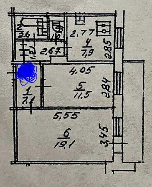 Продаж 2-кімнатної квартири Бажана 7Б