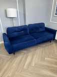 Sofa Kalle Granatowa Welurowa
