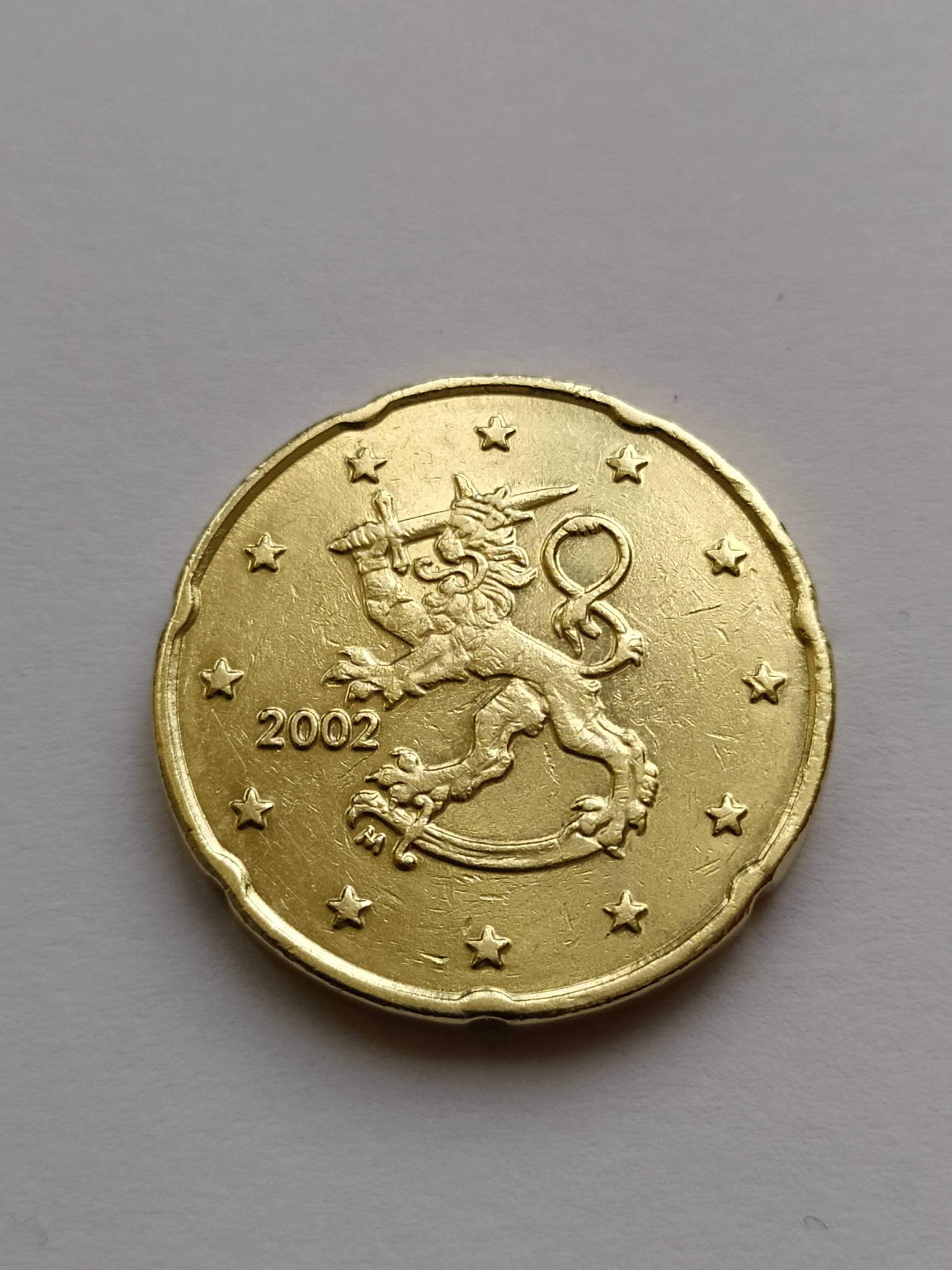 Moeda 20 Cent Finlândia 2002
