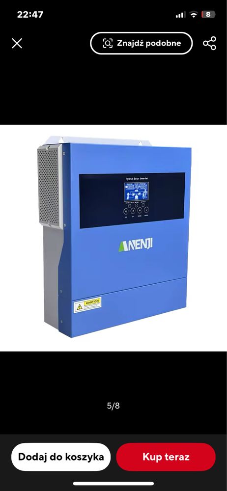 Anenji 4Kw 24vInwerter OffGrid POLSKA INSTRUKCJA OBSŁUGI